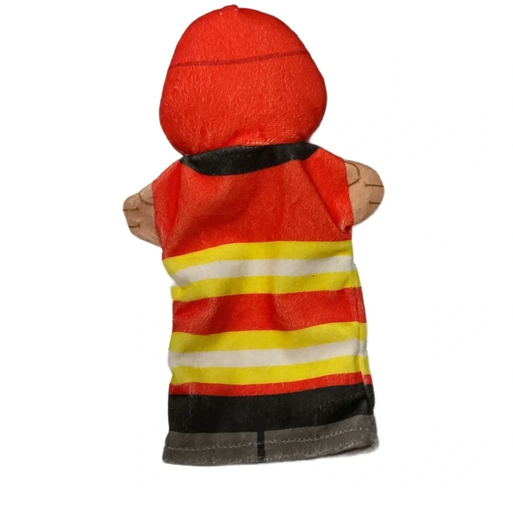 Melissa & Doug Firefighter Puppet with Red and Yellow